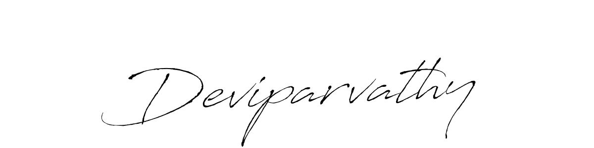 Design your own signature with our free online signature maker. With this signature software, you can create a handwritten (Antro_Vectra) signature for name Deviparvathy. Deviparvathy signature style 6 images and pictures png