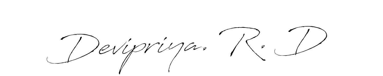 Use a signature maker to create a handwritten signature online. With this signature software, you can design (Antro_Vectra) your own signature for name Devipriya. R. D. Devipriya. R. D signature style 6 images and pictures png