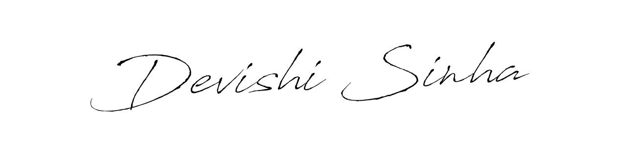 You should practise on your own different ways (Antro_Vectra) to write your name (Devishi Sinha) in signature. don't let someone else do it for you. Devishi Sinha signature style 6 images and pictures png