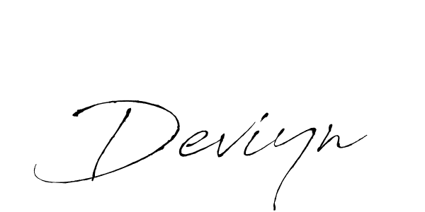 How to make Deviyn signature? Antro_Vectra is a professional autograph style. Create handwritten signature for Deviyn name. Deviyn signature style 6 images and pictures png