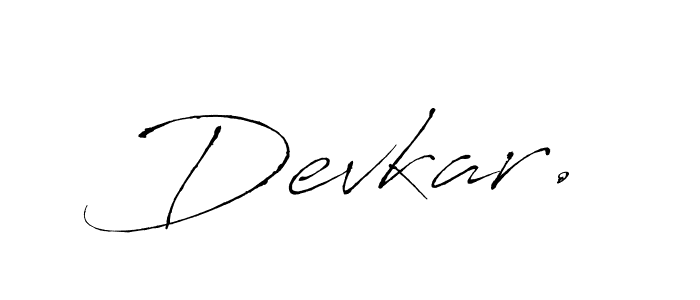 The best way (Antro_Vectra) to make a short signature is to pick only two or three words in your name. The name Devkar. include a total of six letters. For converting this name. Devkar. signature style 6 images and pictures png