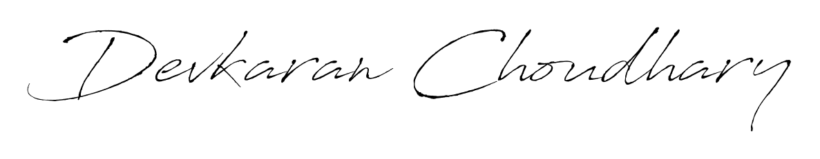 Also we have Devkaran Choudhary name is the best signature style. Create professional handwritten signature collection using Antro_Vectra autograph style. Devkaran Choudhary signature style 6 images and pictures png