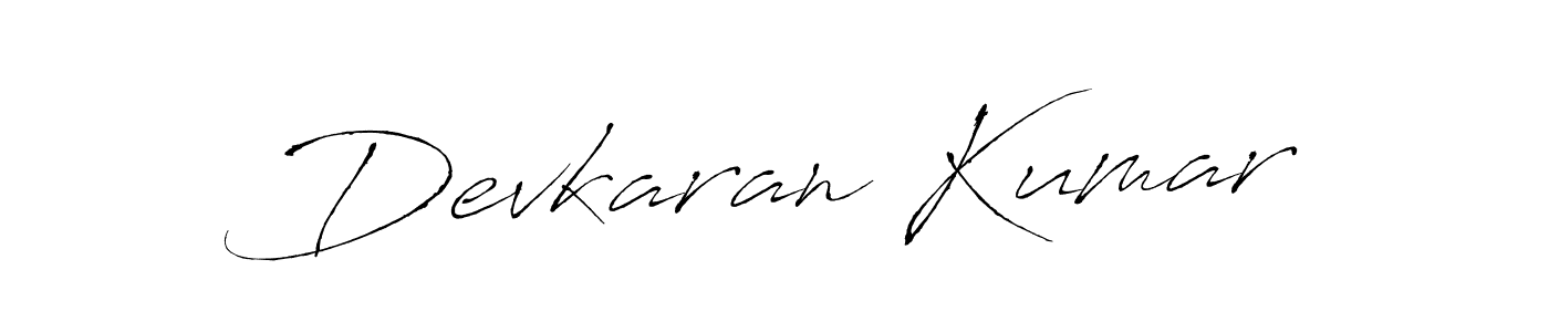 Use a signature maker to create a handwritten signature online. With this signature software, you can design (Antro_Vectra) your own signature for name Devkaran Kumar. Devkaran Kumar signature style 6 images and pictures png