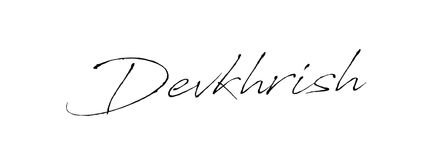 Make a beautiful signature design for name Devkhrish. Use this online signature maker to create a handwritten signature for free. Devkhrish signature style 6 images and pictures png