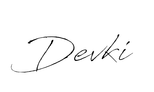 Make a beautiful signature design for name Devki. With this signature (Antro_Vectra) style, you can create a handwritten signature for free. Devki signature style 6 images and pictures png