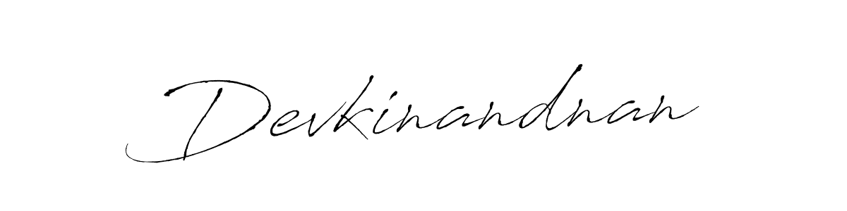 How to make Devkinandnan signature? Antro_Vectra is a professional autograph style. Create handwritten signature for Devkinandnan name. Devkinandnan signature style 6 images and pictures png