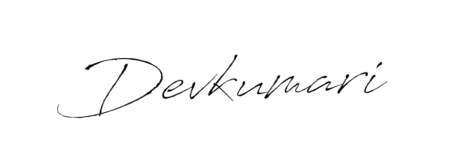 How to make Devkumari signature? Antro_Vectra is a professional autograph style. Create handwritten signature for Devkumari name. Devkumari signature style 6 images and pictures png