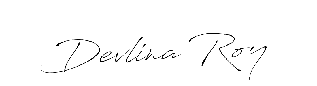 Design your own signature with our free online signature maker. With this signature software, you can create a handwritten (Antro_Vectra) signature for name Devlina Roy. Devlina Roy signature style 6 images and pictures png