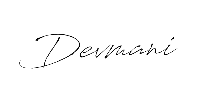 Devmani stylish signature style. Best Handwritten Sign (Antro_Vectra) for my name. Handwritten Signature Collection Ideas for my name Devmani. Devmani signature style 6 images and pictures png