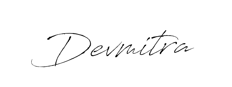 How to make Devmitra name signature. Use Antro_Vectra style for creating short signs online. This is the latest handwritten sign. Devmitra signature style 6 images and pictures png
