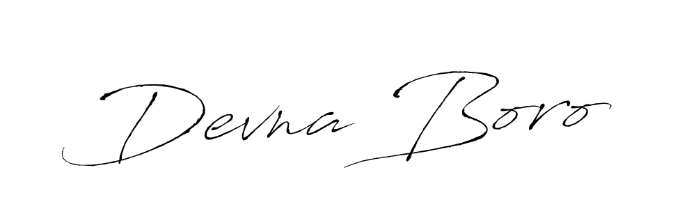 Devna Boro stylish signature style. Best Handwritten Sign (Antro_Vectra) for my name. Handwritten Signature Collection Ideas for my name Devna Boro. Devna Boro signature style 6 images and pictures png