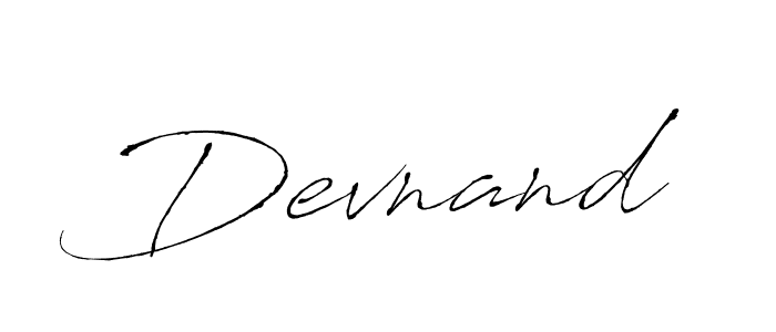 Use a signature maker to create a handwritten signature online. With this signature software, you can design (Antro_Vectra) your own signature for name Devnand. Devnand signature style 6 images and pictures png