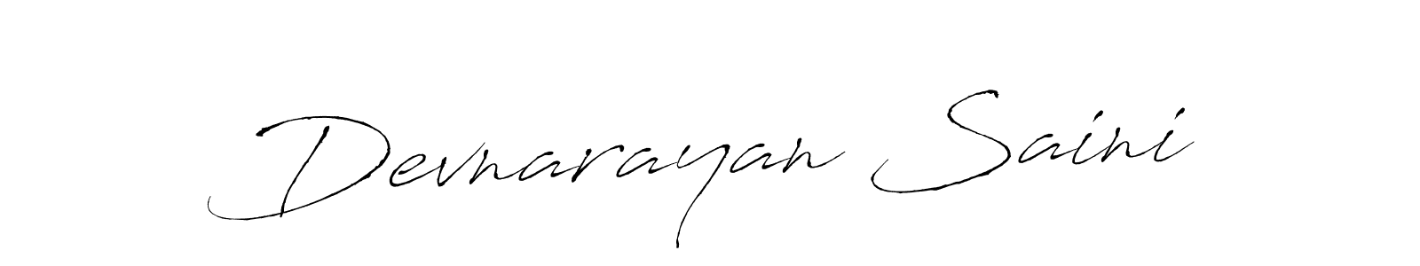 How to make Devnarayan Saini name signature. Use Antro_Vectra style for creating short signs online. This is the latest handwritten sign. Devnarayan Saini signature style 6 images and pictures png