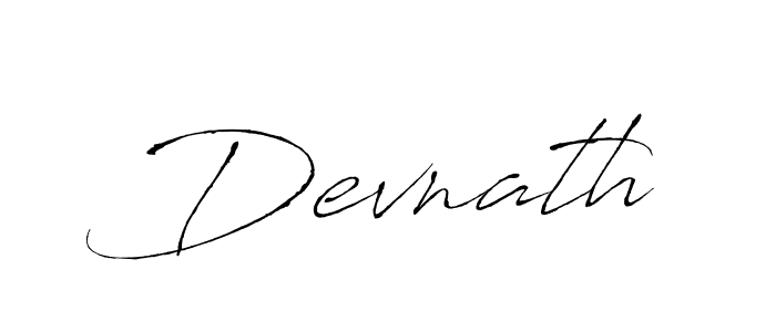 Devnath stylish signature style. Best Handwritten Sign (Antro_Vectra) for my name. Handwritten Signature Collection Ideas for my name Devnath. Devnath signature style 6 images and pictures png