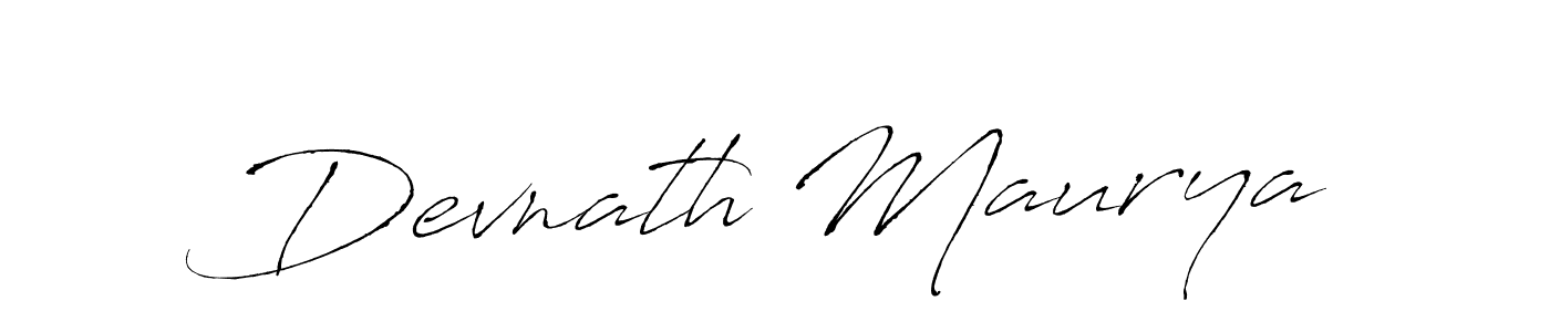 Also we have Devnath Maurya name is the best signature style. Create professional handwritten signature collection using Antro_Vectra autograph style. Devnath Maurya signature style 6 images and pictures png