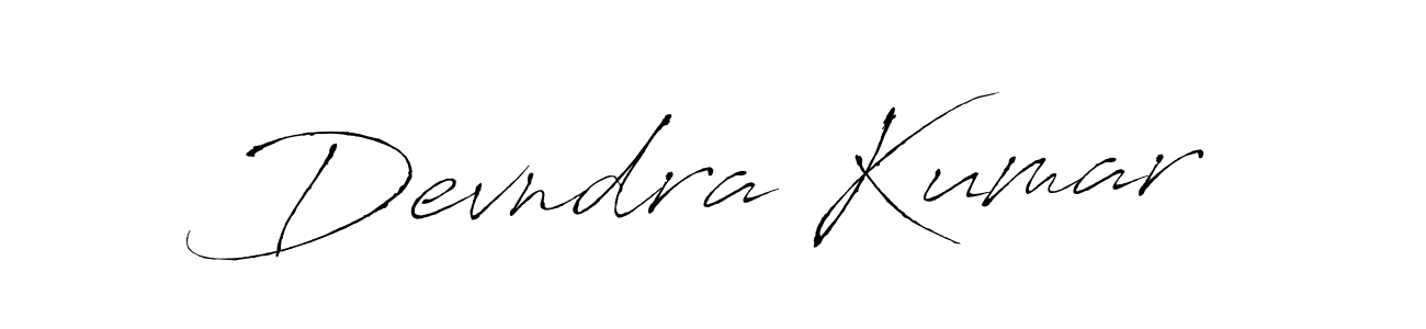 How to make Devndra Kumar name signature. Use Antro_Vectra style for creating short signs online. This is the latest handwritten sign. Devndra Kumar signature style 6 images and pictures png