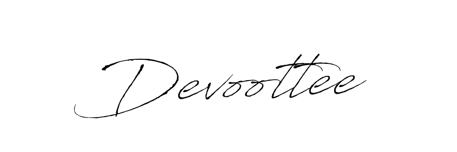 The best way (Antro_Vectra) to make a short signature is to pick only two or three words in your name. The name Devoottee include a total of six letters. For converting this name. Devoottee signature style 6 images and pictures png