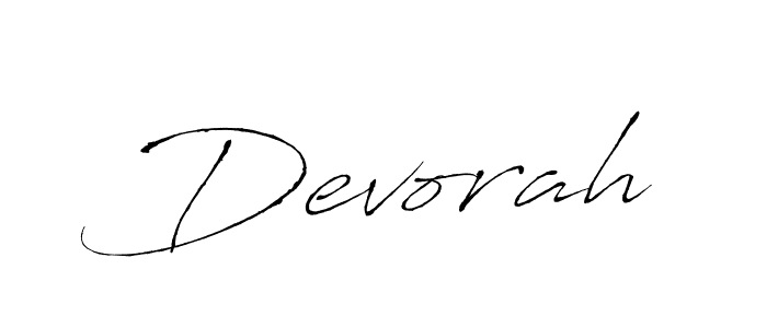 Use a signature maker to create a handwritten signature online. With this signature software, you can design (Antro_Vectra) your own signature for name Devorah. Devorah signature style 6 images and pictures png