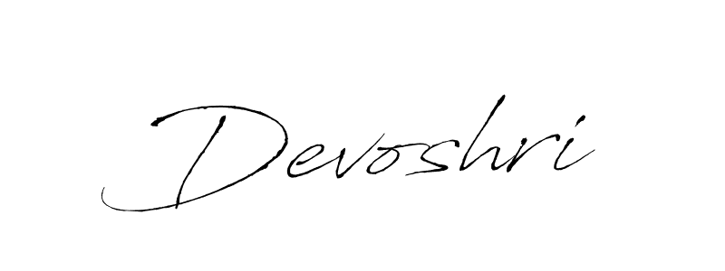 Create a beautiful signature design for name Devoshri. With this signature (Antro_Vectra) fonts, you can make a handwritten signature for free. Devoshri signature style 6 images and pictures png