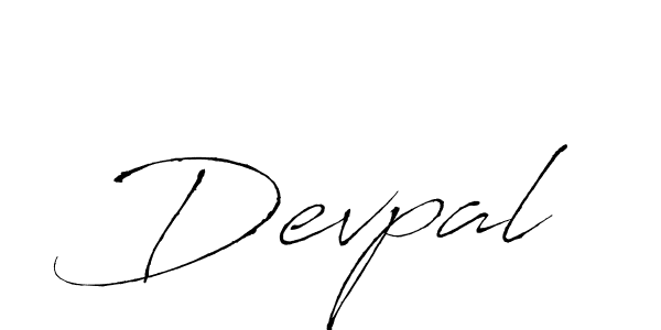 How to make Devpal signature? Antro_Vectra is a professional autograph style. Create handwritten signature for Devpal name. Devpal signature style 6 images and pictures png