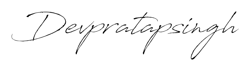 An effortless, minimalist signature concept for Devpratapsingh using Antro_Vectra design. Clean lines that look great on any document. Devpratapsingh signature style 6 images and pictures png