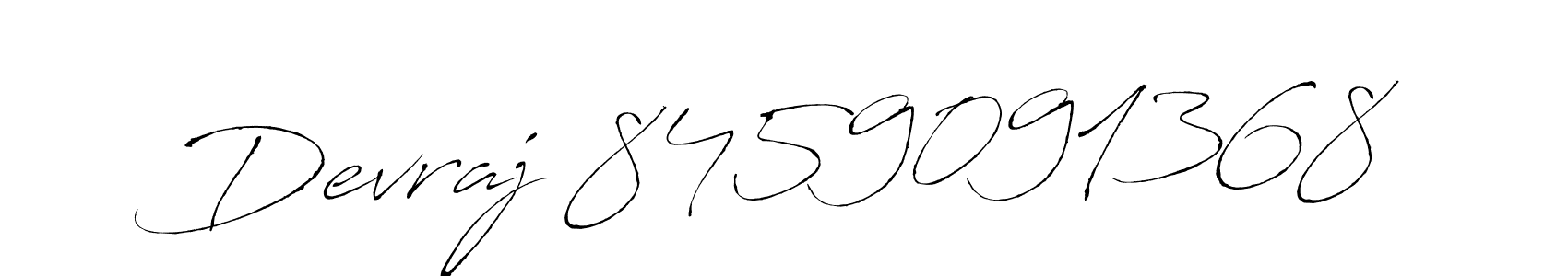 Make a beautiful signature design for name Devraj 8459091368. With this signature (Antro_Vectra) style, you can create a handwritten signature for free. Devraj 8459091368 signature style 6 images and pictures png