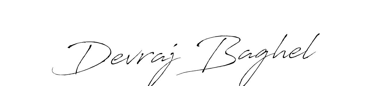 Design your own signature with our free online signature maker. With this signature software, you can create a handwritten (Antro_Vectra) signature for name Devraj Baghel. Devraj Baghel signature style 6 images and pictures png