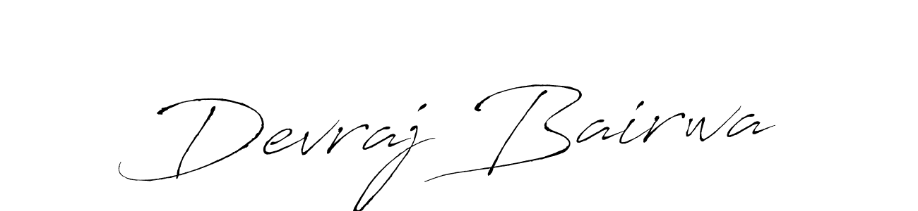 Create a beautiful signature design for name Devraj Bairwa. With this signature (Antro_Vectra) fonts, you can make a handwritten signature for free. Devraj Bairwa signature style 6 images and pictures png