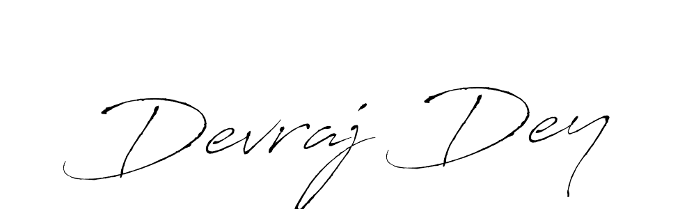 Make a beautiful signature design for name Devraj Dey. With this signature (Antro_Vectra) style, you can create a handwritten signature for free. Devraj Dey signature style 6 images and pictures png