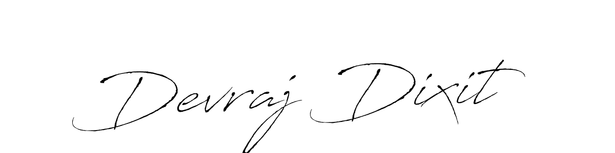 Create a beautiful signature design for name Devraj Dixit. With this signature (Antro_Vectra) fonts, you can make a handwritten signature for free. Devraj Dixit signature style 6 images and pictures png