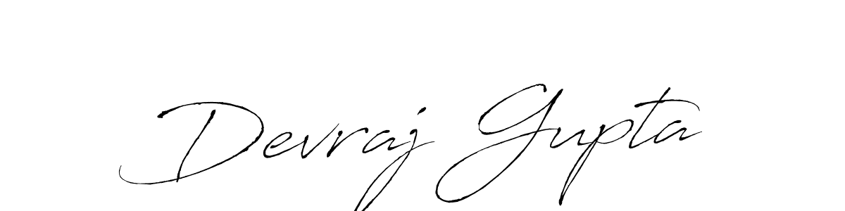 Design your own signature with our free online signature maker. With this signature software, you can create a handwritten (Antro_Vectra) signature for name Devraj Gupta. Devraj Gupta signature style 6 images and pictures png
