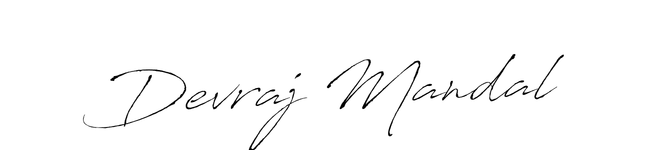 How to make Devraj Mandal name signature. Use Antro_Vectra style for creating short signs online. This is the latest handwritten sign. Devraj Mandal signature style 6 images and pictures png