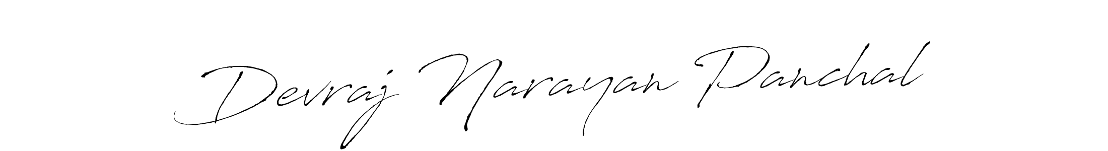 Antro_Vectra is a professional signature style that is perfect for those who want to add a touch of class to their signature. It is also a great choice for those who want to make their signature more unique. Get Devraj Narayan Panchal name to fancy signature for free. Devraj Narayan Panchal signature style 6 images and pictures png