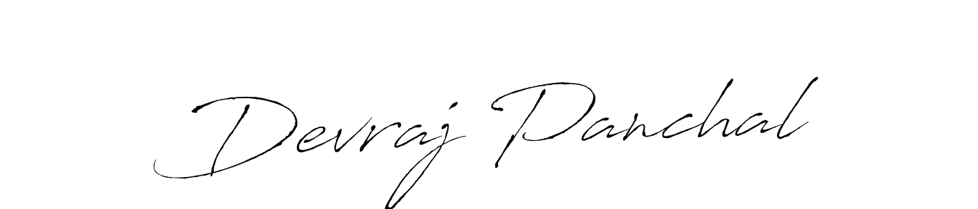It looks lik you need a new signature style for name Devraj Panchal. Design unique handwritten (Antro_Vectra) signature with our free signature maker in just a few clicks. Devraj Panchal signature style 6 images and pictures png
