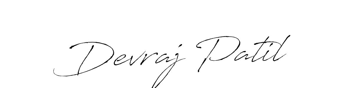 Make a beautiful signature design for name Devraj Patil. With this signature (Antro_Vectra) style, you can create a handwritten signature for free. Devraj Patil signature style 6 images and pictures png