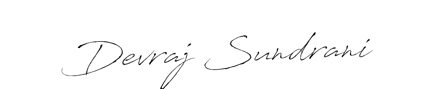 This is the best signature style for the Devraj Sundrani name. Also you like these signature font (Antro_Vectra). Mix name signature. Devraj Sundrani signature style 6 images and pictures png