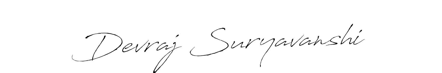 It looks lik you need a new signature style for name Devraj Suryavanshi. Design unique handwritten (Antro_Vectra) signature with our free signature maker in just a few clicks. Devraj Suryavanshi signature style 6 images and pictures png