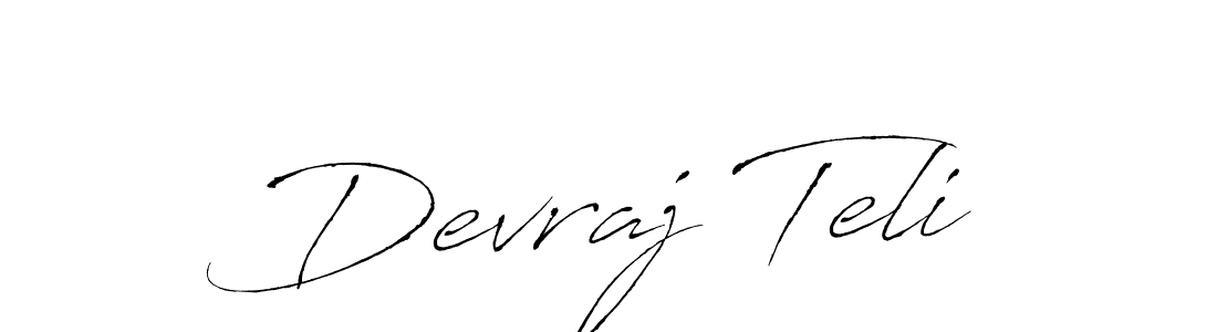 It looks lik you need a new signature style for name Devraj Teli. Design unique handwritten (Antro_Vectra) signature with our free signature maker in just a few clicks. Devraj Teli signature style 6 images and pictures png