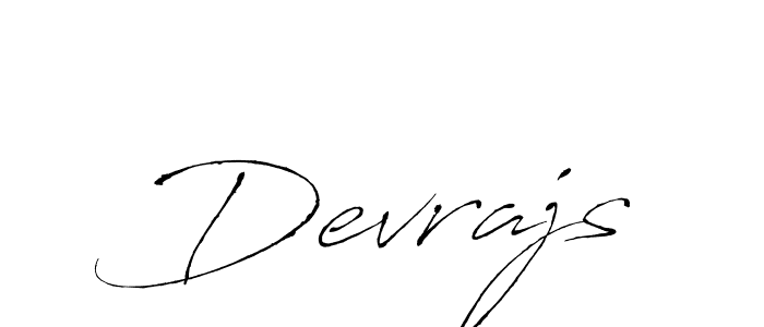 Devrajs stylish signature style. Best Handwritten Sign (Antro_Vectra) for my name. Handwritten Signature Collection Ideas for my name Devrajs. Devrajs signature style 6 images and pictures png