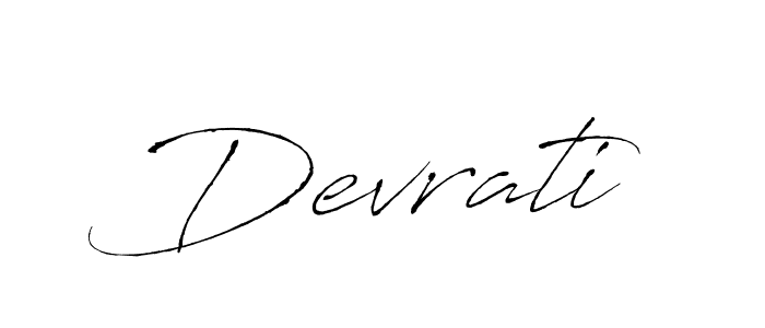 How to make Devrati name signature. Use Antro_Vectra style for creating short signs online. This is the latest handwritten sign. Devrati signature style 6 images and pictures png