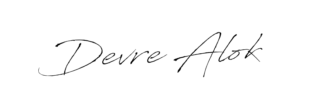 Create a beautiful signature design for name Devre Alok. With this signature (Antro_Vectra) fonts, you can make a handwritten signature for free. Devre Alok signature style 6 images and pictures png