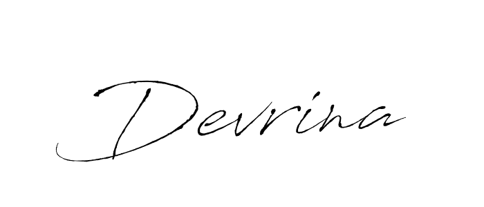 How to make Devrina name signature. Use Antro_Vectra style for creating short signs online. This is the latest handwritten sign. Devrina signature style 6 images and pictures png