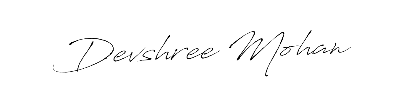 Also You can easily find your signature by using the search form. We will create Devshree Mohan name handwritten signature images for you free of cost using Antro_Vectra sign style. Devshree Mohan signature style 6 images and pictures png
