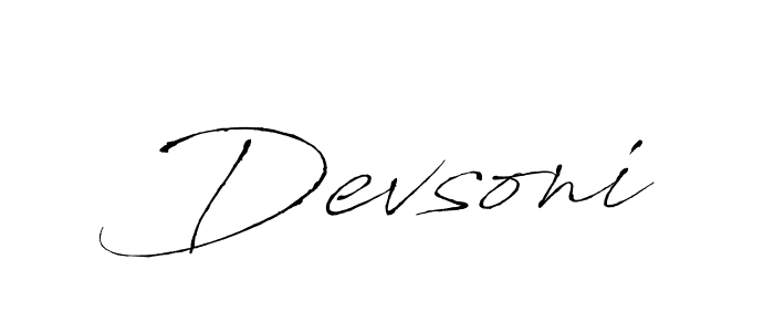 Also You can easily find your signature by using the search form. We will create Devsoni name handwritten signature images for you free of cost using Antro_Vectra sign style. Devsoni signature style 6 images and pictures png