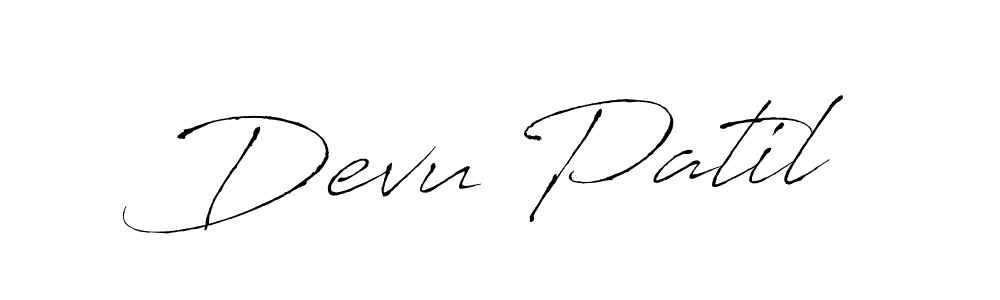 Make a beautiful signature design for name Devu Patil. Use this online signature maker to create a handwritten signature for free. Devu Patil signature style 6 images and pictures png