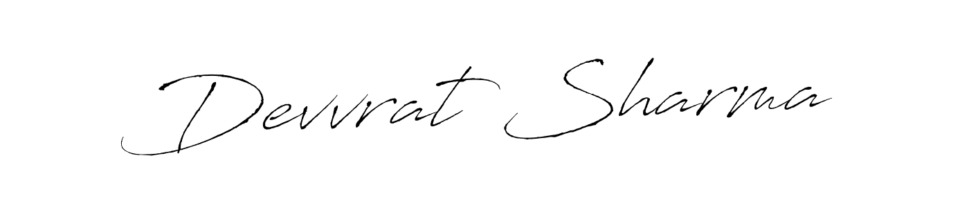 It looks lik you need a new signature style for name Devvrat Sharma. Design unique handwritten (Antro_Vectra) signature with our free signature maker in just a few clicks. Devvrat Sharma signature style 6 images and pictures png