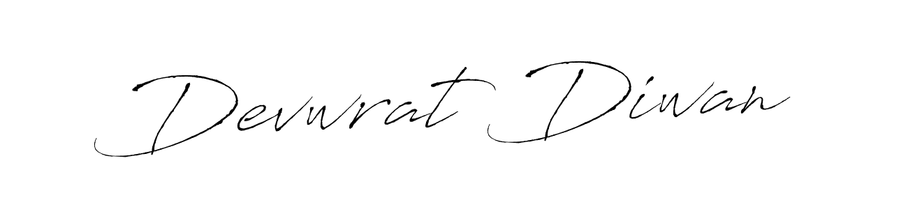 Design your own signature with our free online signature maker. With this signature software, you can create a handwritten (Antro_Vectra) signature for name Devwrat Diwan. Devwrat Diwan signature style 6 images and pictures png