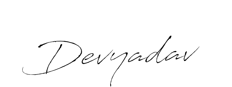 Create a beautiful signature design for name Devyadav. With this signature (Antro_Vectra) fonts, you can make a handwritten signature for free. Devyadav signature style 6 images and pictures png