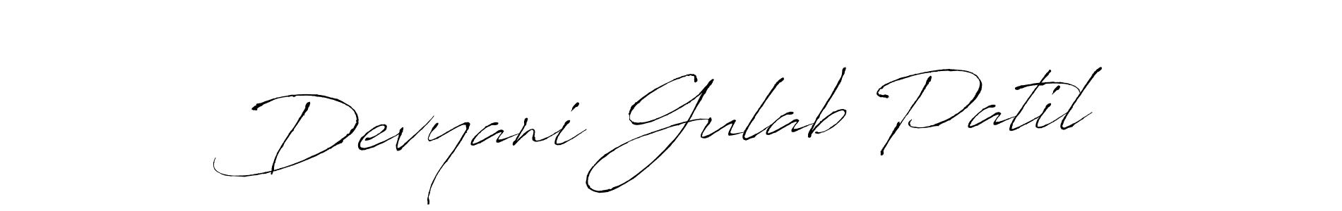 Use a signature maker to create a handwritten signature online. With this signature software, you can design (Antro_Vectra) your own signature for name Devyani Gulab Patil. Devyani Gulab Patil signature style 6 images and pictures png