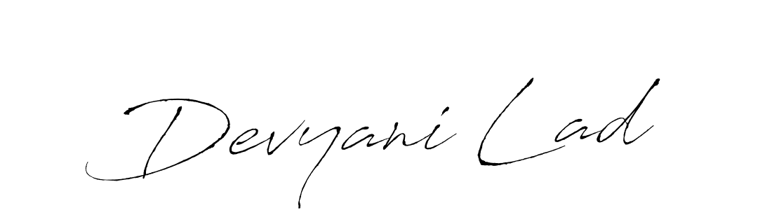 Use a signature maker to create a handwritten signature online. With this signature software, you can design (Antro_Vectra) your own signature for name Devyani Lad. Devyani Lad signature style 6 images and pictures png